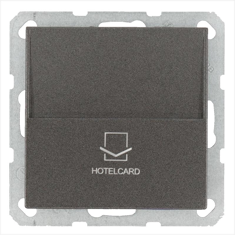 Выключатель карточный 10А IP20 отельный механизм мокко Jasmart G6209Z