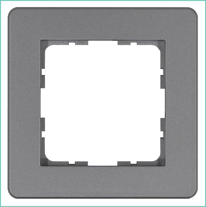 Рамка 1-м G-Flex алюм. Jasmart G1101S