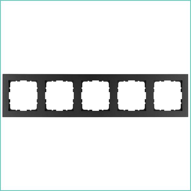 Рамка 5-м G-Classic антрацит Jasmart G1005B