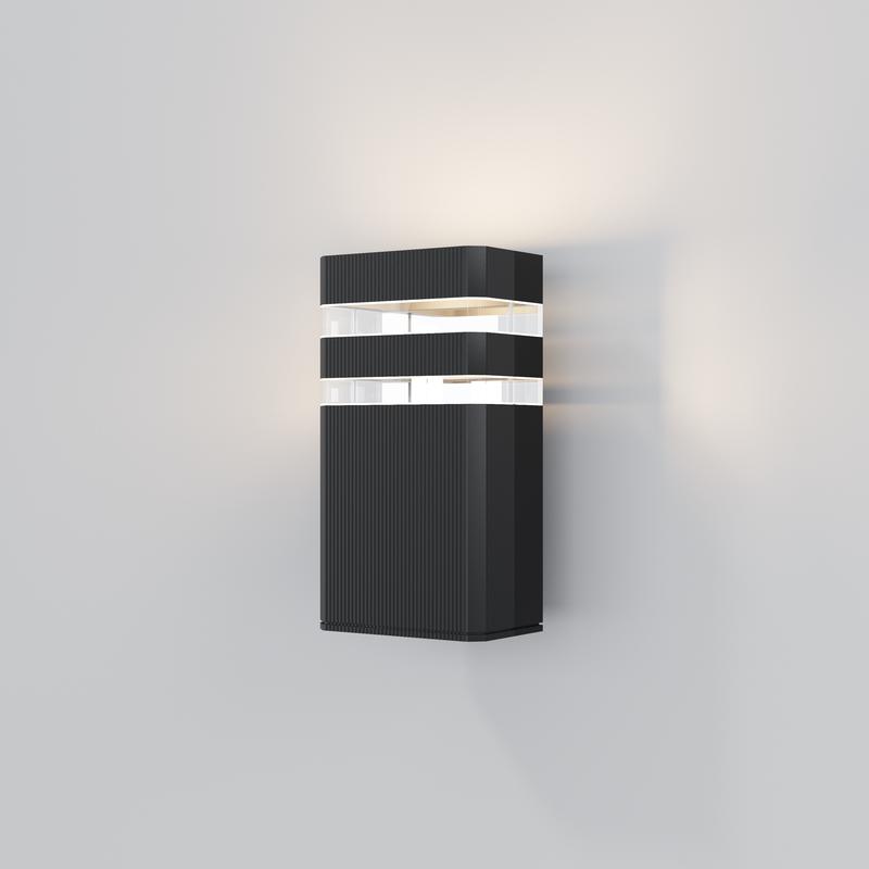 Светильник Unter den Linden 1х60Вт E27 IP54 бра настен. Maytoni O578WL-01B