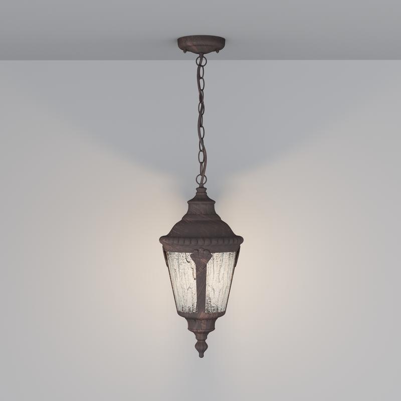 Светильник Goiri 1х60Вт E27 IP44 подвесной Maytoni O029PL-01BZ