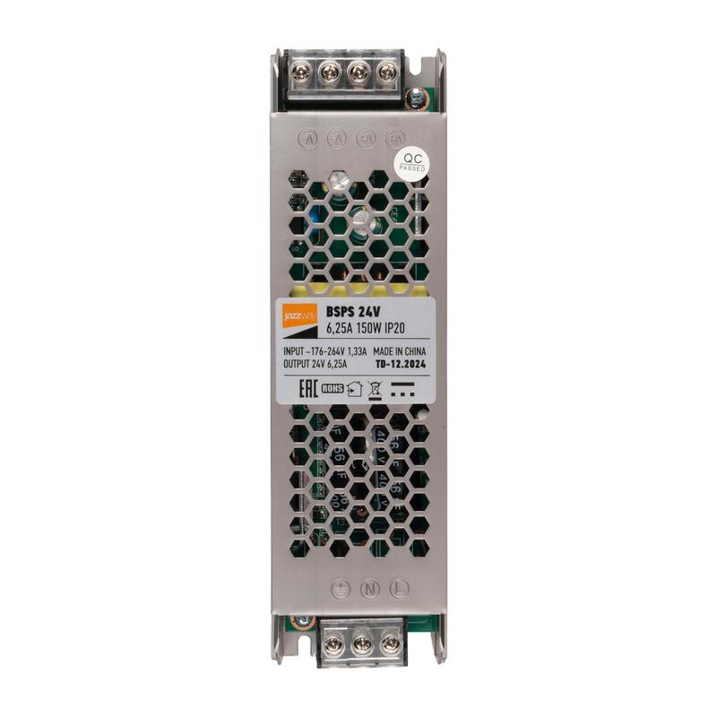 Блок питания для светодиод. ленты BSPS 24В 6.25А=150Вт IP20 Pro JazzWay 5062207