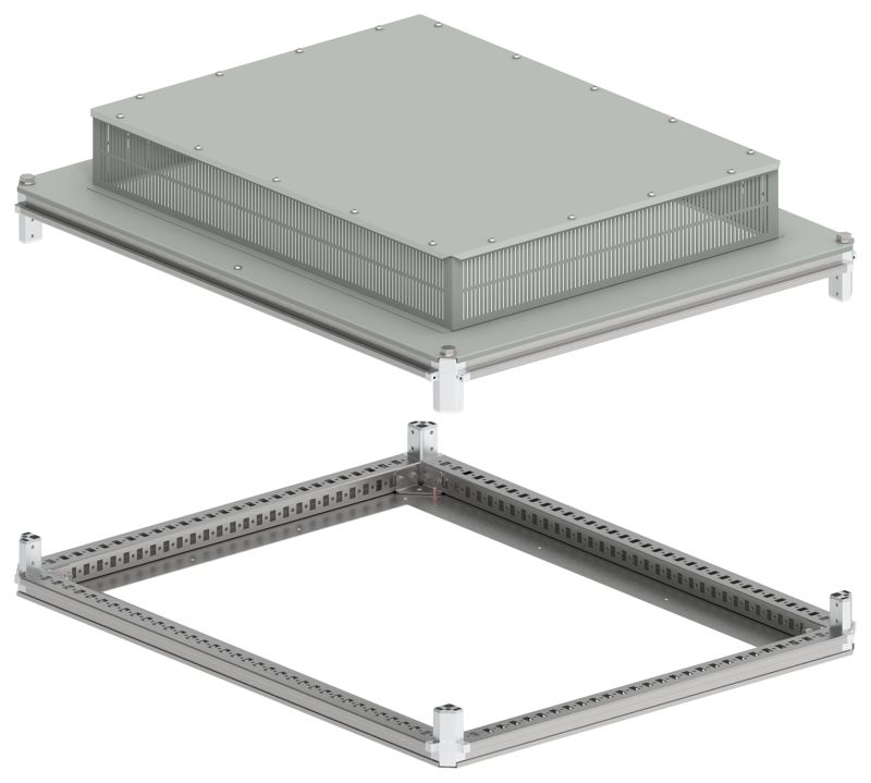 Крыша и основание 800х1000 IP31 FORMAT под фланец IEK FO-00-KOF-080-100-31