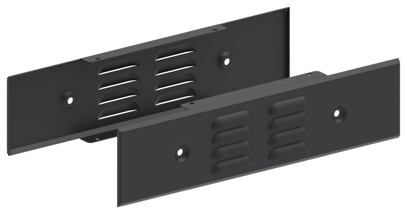 Панель цоколя вентилируемая 100х400 RAL7021 FORMAT (уп.2шт) IEK FO-00D-PCV-010-040-7021