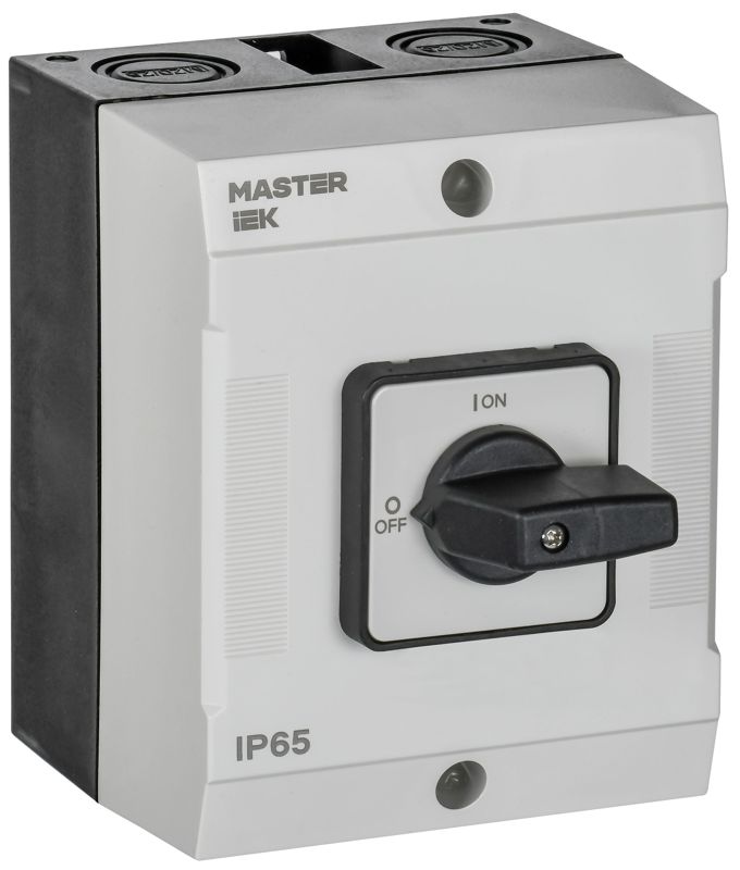 Переключатель кулачковый 25А (сх. 10) в боксе стандартная рукоятка IEK MI-CS20-025-010