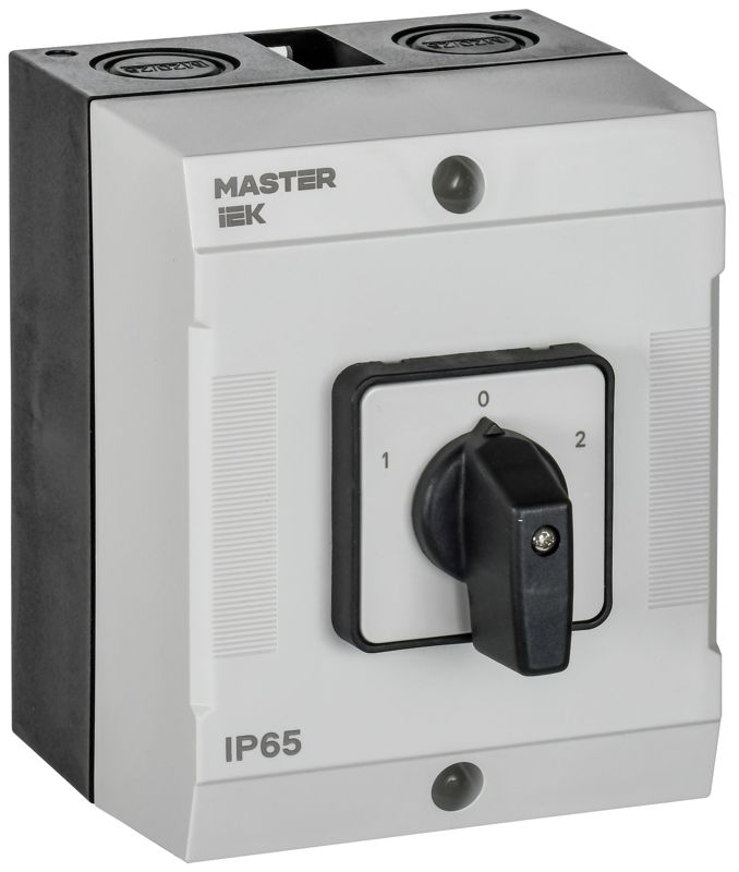 Переключатель кулачковый 63А (сх. 53) в боксе стандартная рукоятка IEK MI-CS20-063-053