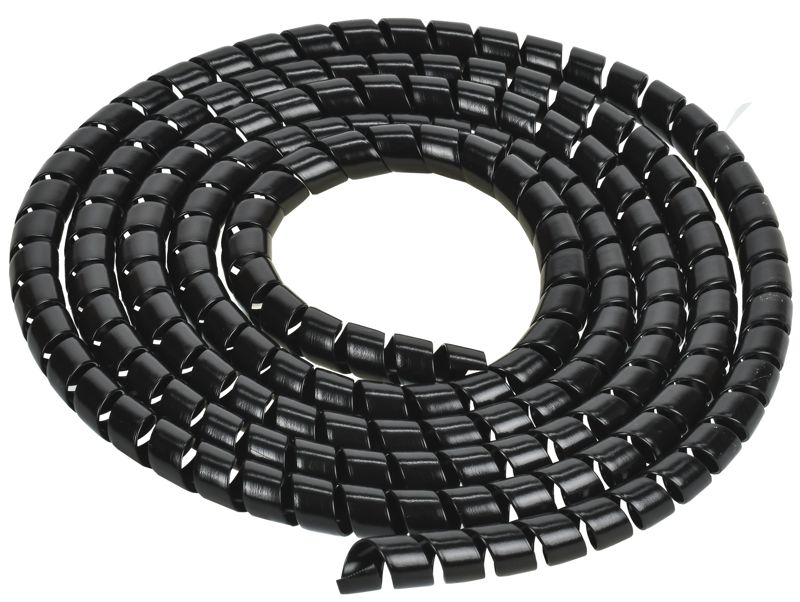 Спираль монтажная СП-12 черн. (уп.2м) IEK USWB1-12-02-K02