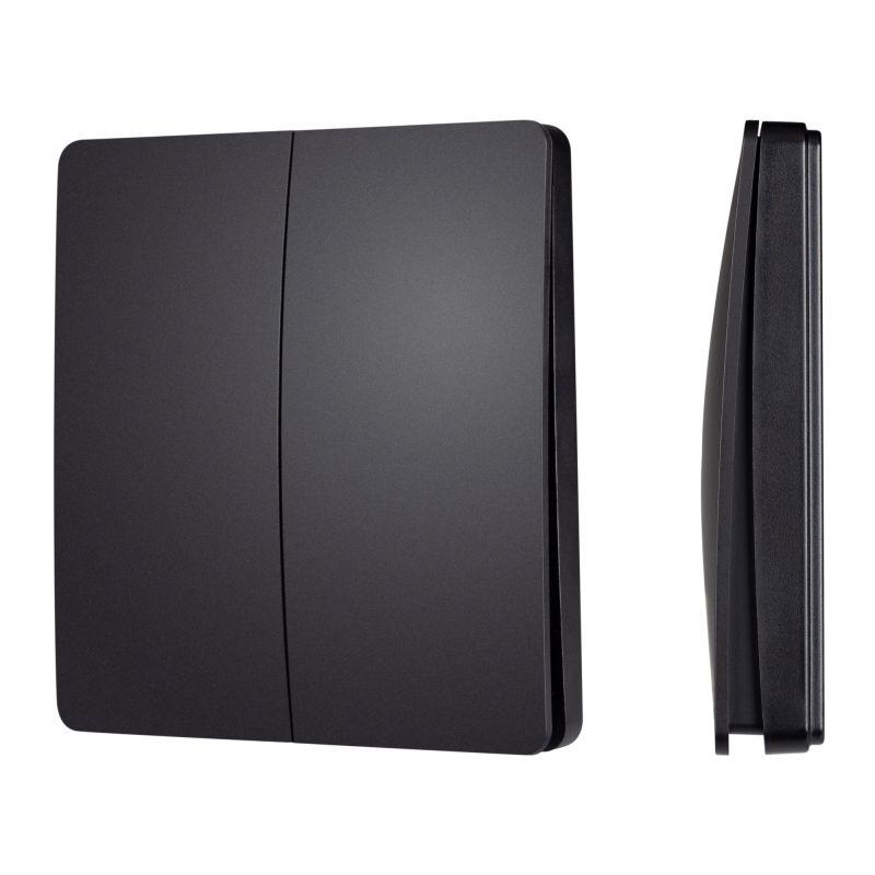 Панель кнопочная KINETIC-801-22-2G-WP-SUF Black (No battery IP67 433Mhz) IP67 пластик INTELLIGENT ARLIGHT 048257