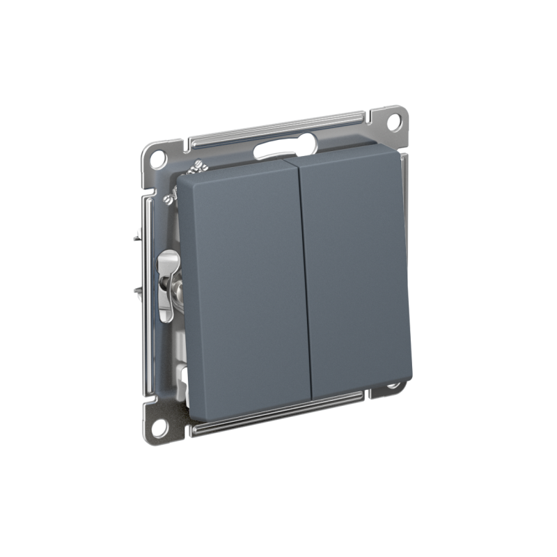 Переключатель 2-кл. AtlasDesign (сх. 6/2) 10AX быстрозажим. клем. механизм грифель SE ATN000765S