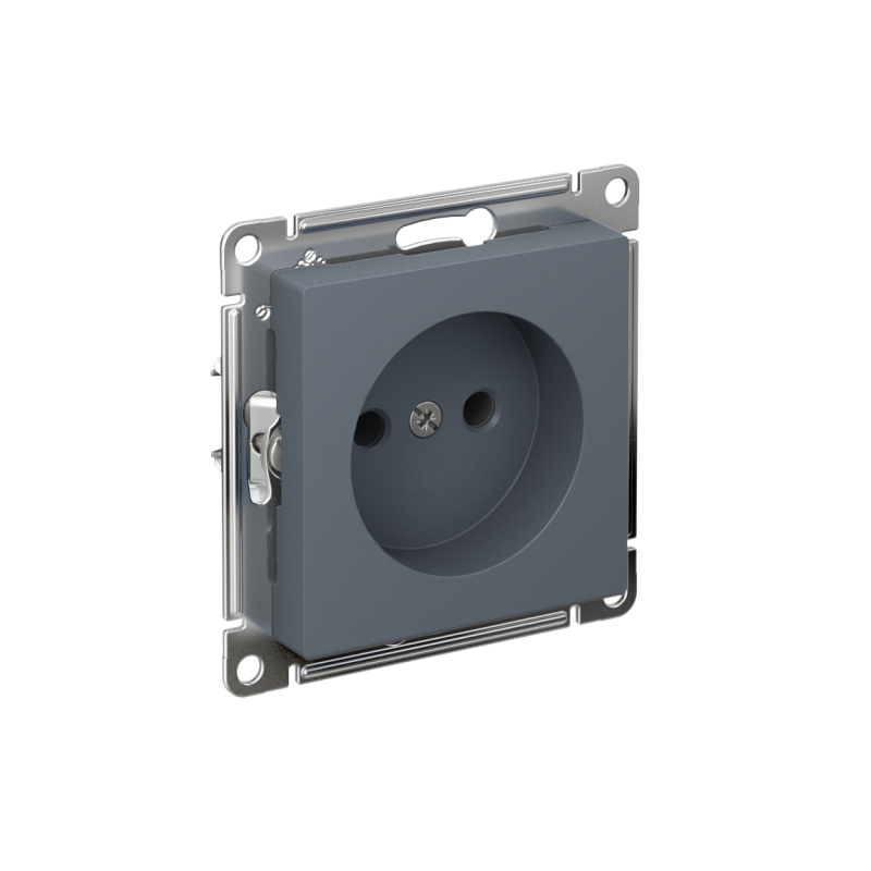 Розетка AtlasDesign 16А без заземл. без шторок быстрозажим. клем. механизм грифель SE ATN000741S