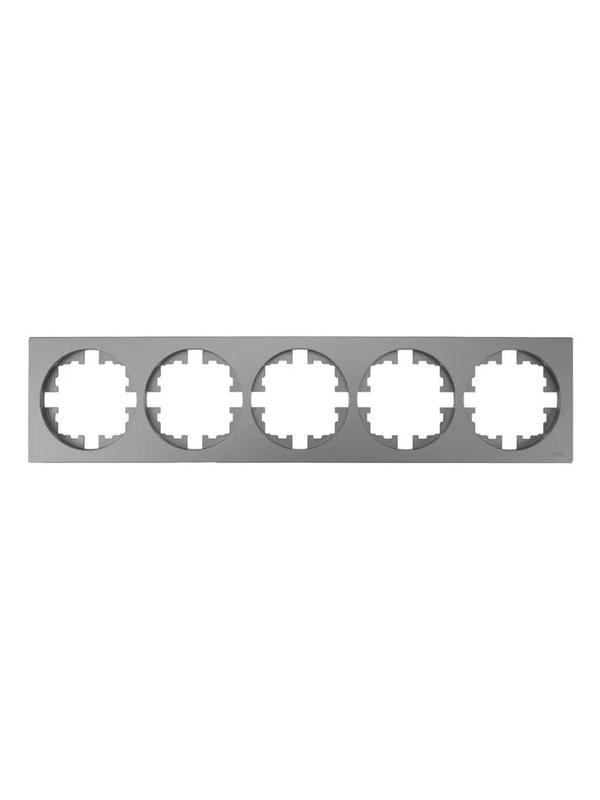 Рамка 5-м OSEN горизонт. квадрат сер. матов. LEZARD 743-7400-150