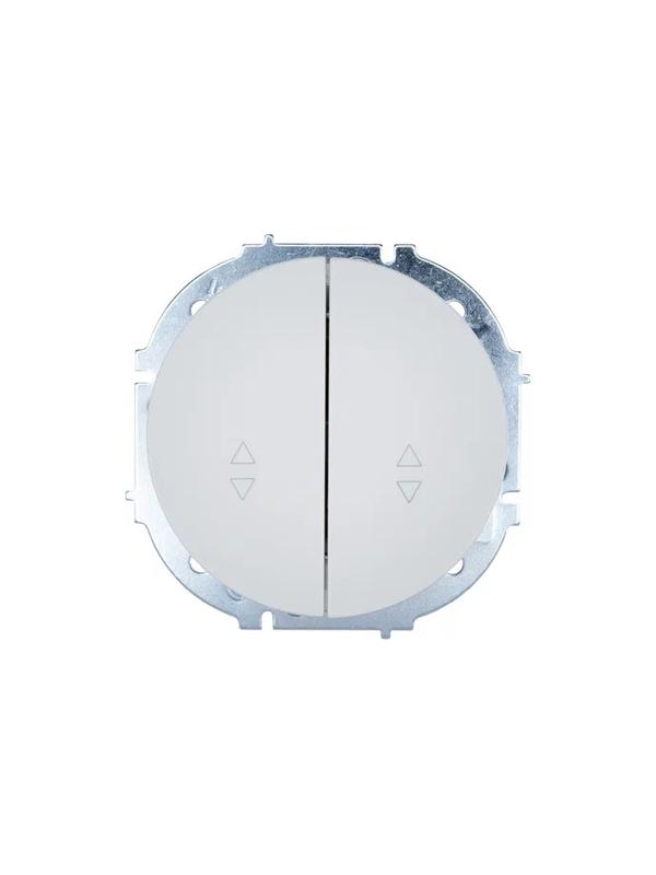 Выключатель проходной 2-кл. СП OSEN 10А IP20 механизм бел. LEZARD 743-0288-106