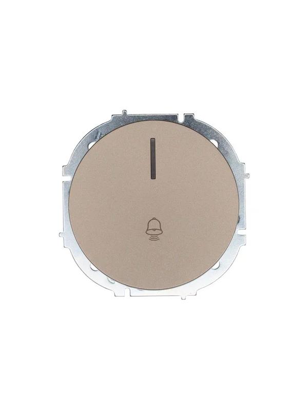 Кнопка звонка СП OSEN с подсветкой механизм титан LEZARD 743-3788-108