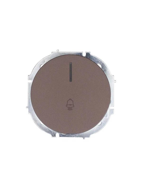 Кнопка звонка СП OSEN с подсветкой механизм шоколадLEZARD 743-7388-108