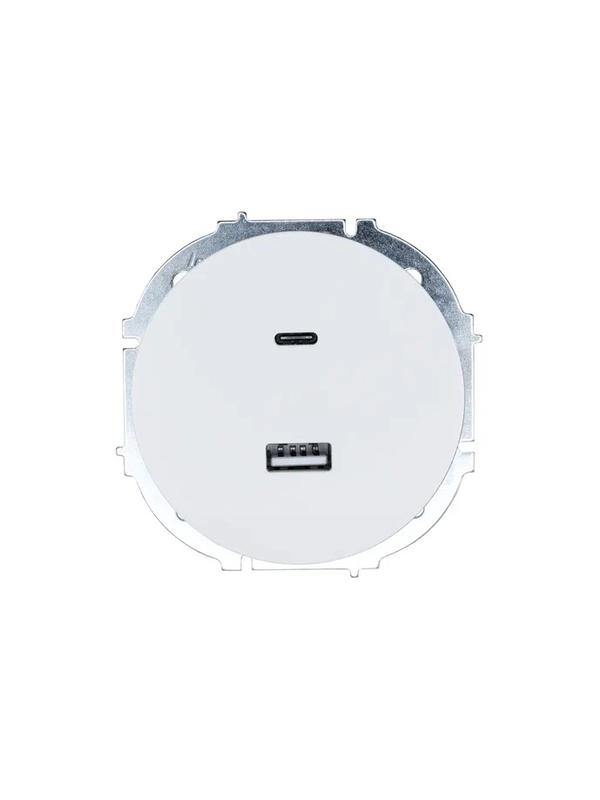 Розетка 1-м СП OSEN TC+ USB разъем бел. LEZARD 743-0288-192TC