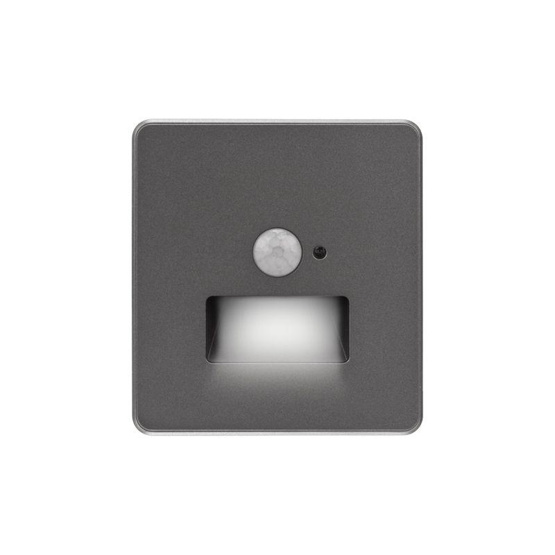 Подсветка ROUND MIELE СП настен. для ног титан Kranz KR-78-0727-2