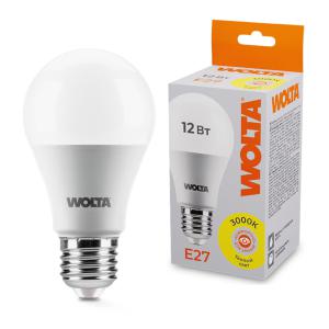 Лампа светодиодная 12Вт 3000К E27 WOLTA 25Y60BL12E27