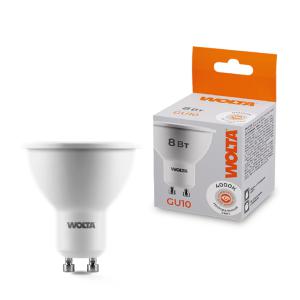 Лампа светодиодная 8Вт 4000К GU10 WOLTA 25SPAR16-230-8GU10
