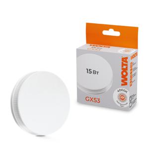Лампа светодиодная 15Вт 4000К GX53 WOLTA 25S75R15GX53