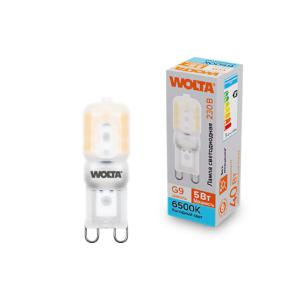 Лампа светодиодная 5Вт 6500К G9 WOLTA WSTD-JCD-5W6KG9-P