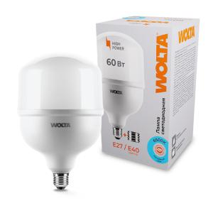 Лампа светодиодная 60Вт 6500К E27/E40 WOLTA 25WHP60E27/40