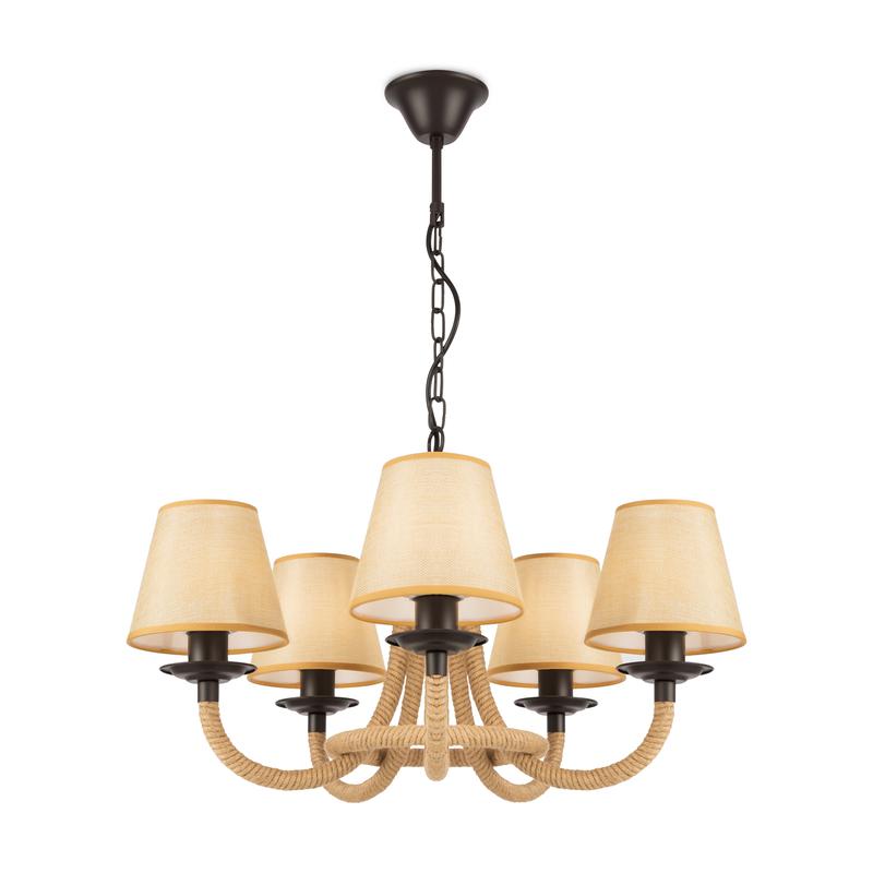 Люстра Corda 60Вт E14х5 IP20 Freya FR4402-PL-05-GB