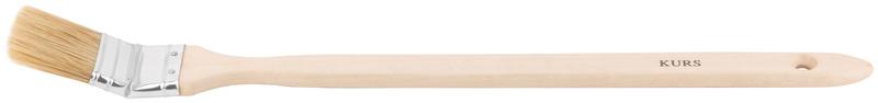 Кисть радиаторная 1.5дюйм (38мм) натур. свет. щетина деревянная ручка КУРС 00874