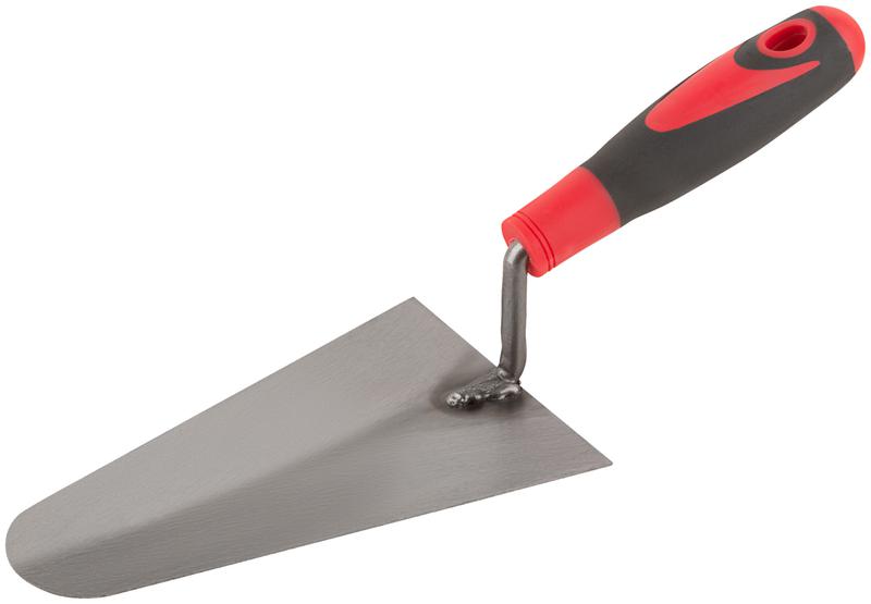 Мастерок бетонщика 180мм прорезиненная ручка КУРС 04936
