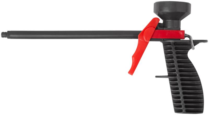 Пистолет для монтажной пены пластик. корпус пластик. трубка КУРС 14257