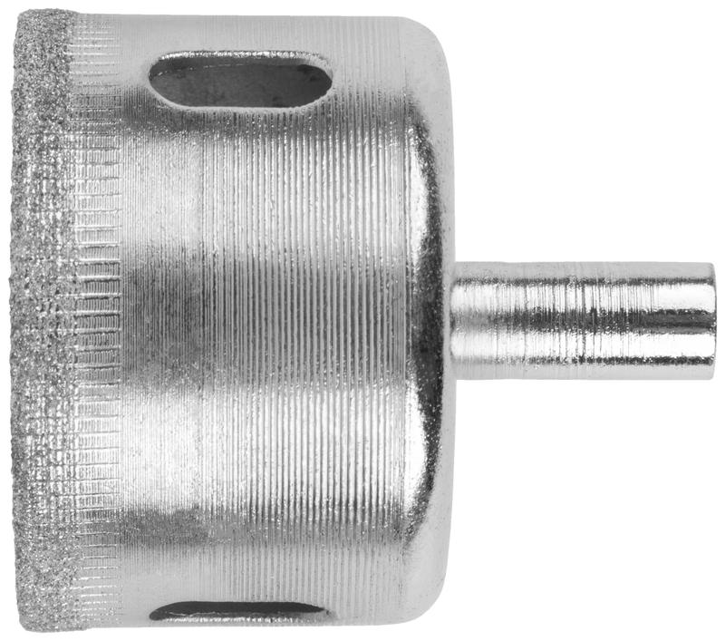 Коронка кольцевая алмазная по кафелю и стеклу 45х50мм КУРС 16291