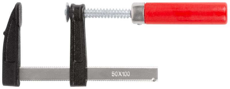 Струбцина столярная тип "F" 50х100мм КУРС 59001
