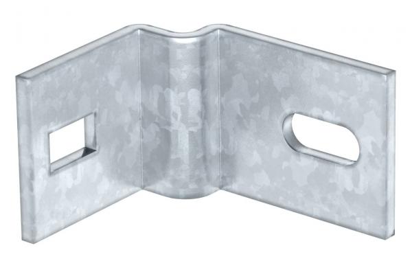 Уголок крепежный 80х65 BW 80 55 FT для стойки IS 8 сталь гор. оцинк. OBO 6019528