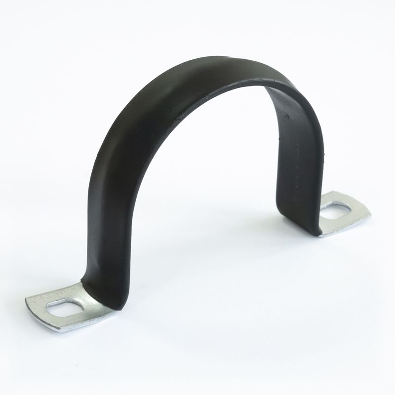 Скоба крепежная двухлапковая СМД-П d48-50мм метал. с полимер. покрыт. (уп.50шт) Промрукав PR08.6021