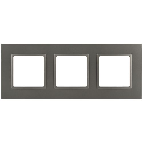 Рамка 3-м Elegance 14-5013-16 Classic для розеток и выключателей титан Эра Б0065827