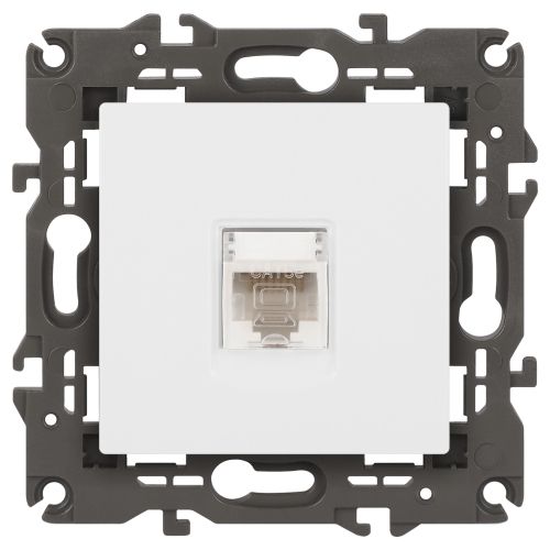 Розетка компьютерная Elegance 14-3107-01М RJ45 матов. бел. Эра Б0065763