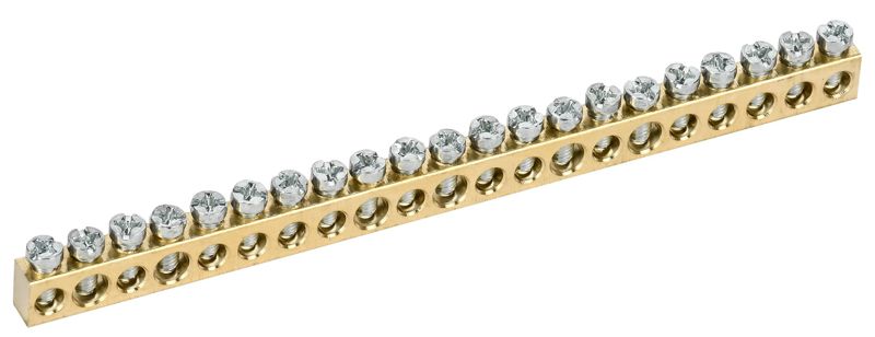 Шина нулевая 6х9 21 отверст. TEKFOR IEK TF-KP00D-SN-21