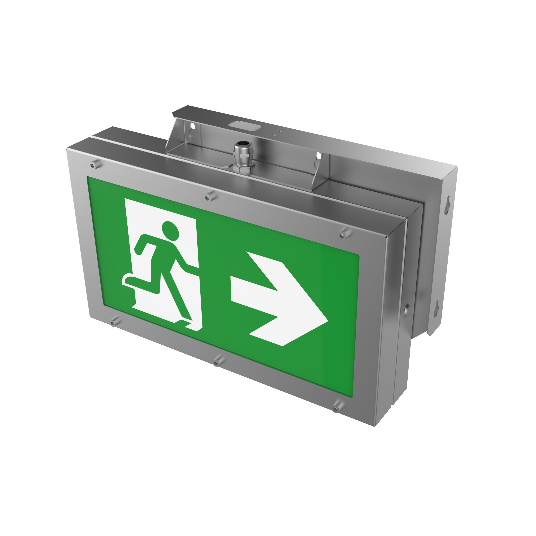 Светильник Vault SST Advanced 12Вт IP66 446х244х69мм 1.5ч аварийно-эвакуационный торцевой Teletest VARTON V1-C0-00432-02AT0-6601265