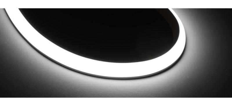 Лента светодиодная Neon LIFE угловой 9Вт/м 24В 3000К 1010 верт. гибка IP67 240LED/м (уп.5м) VARTON VLS-67-09-LF-10-240-TB-30