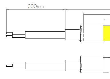 Комплект торцевых заглушек провод по направ. ленты (300мм) для ленты NEON LIFE 1010 (уп.5шт) VARTON V4-NS-00.0052.STR-0009