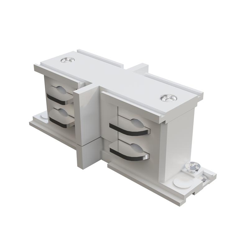 Коннектор прямой внутр. Trinity бел. Voltega TRA-VGL005CI-31W