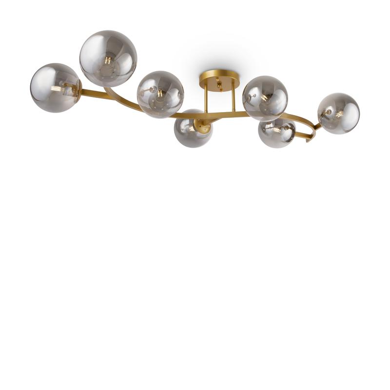 Люстра Bubbles 40Вт E27х7 IP20 Freya FR5162PL-07G