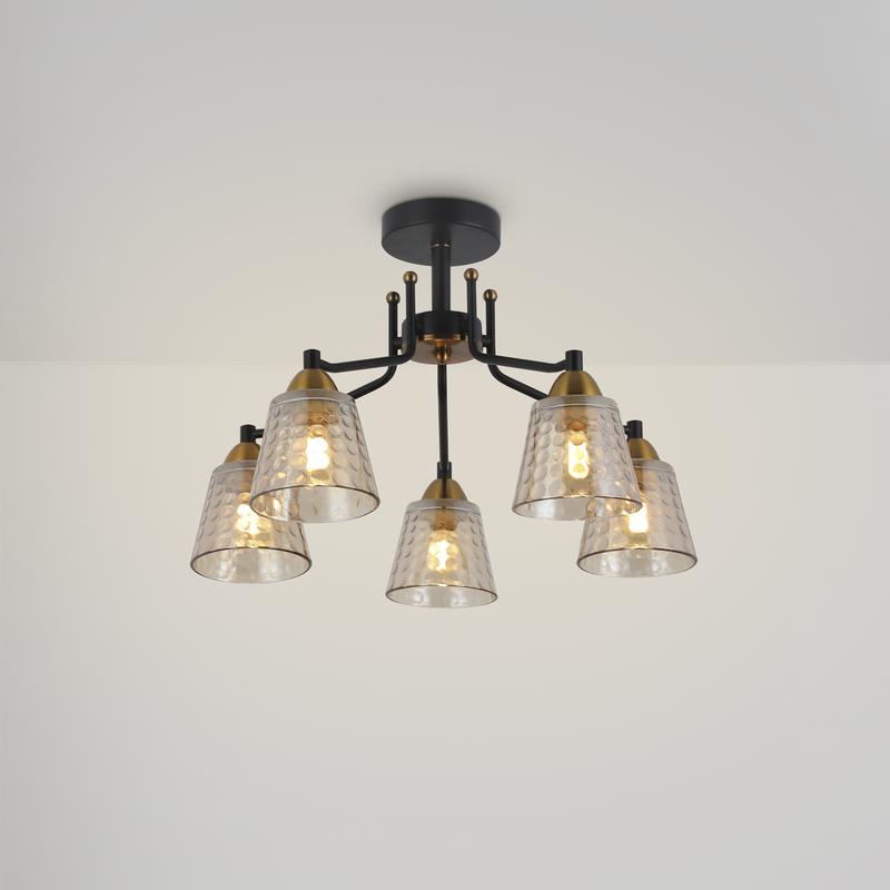 Люстра Capella 60Вт E27х5 IP20 Freya FR4017PL-05BBZ