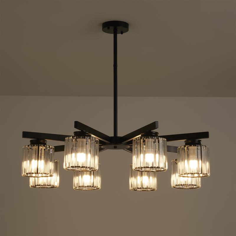 Люстра Ferrera 320Вт E27х8 IP20 Freya FR5474PL-08B