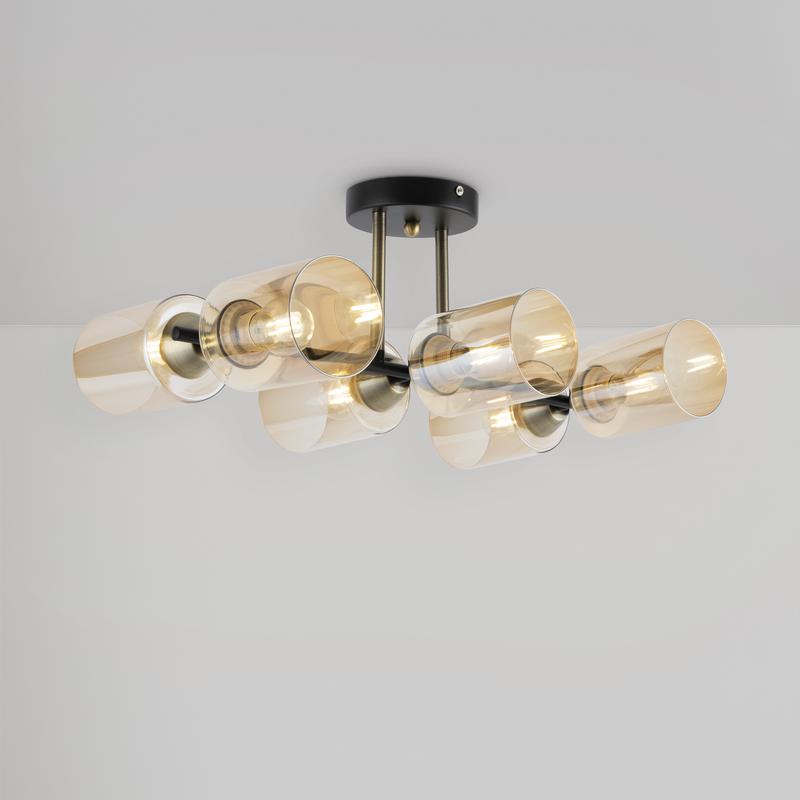 Люстра Glow 60Вт E27х6 IP20 Freya FR5129PL-06B