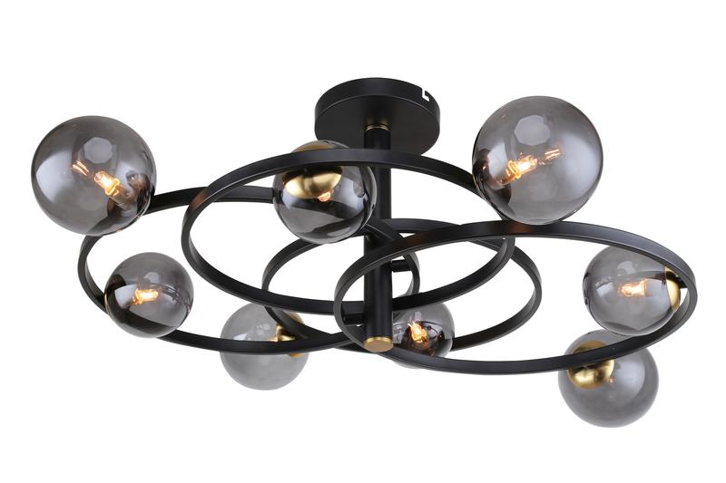 Светильник Curl 25Вт G9х8 IP20 потолочн. Freya FR5238CL-08B