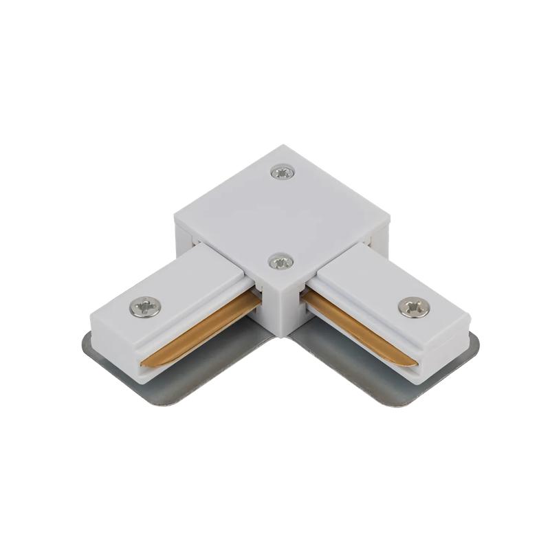 Коннектор L-образный LRB-WH для шинопровода RB бел. IN HOME 4690612060637