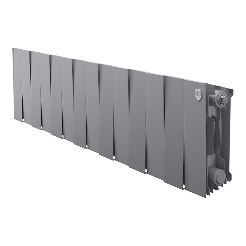 Радиатор PianoForte 200 14 секц. биметал. Silver Satin Royal Thermo НС-1346023