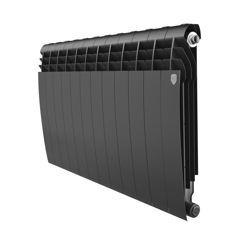 Радиатор BILINER B 500 12 секц. биметал. черн. Royal Thermo НС-1682286