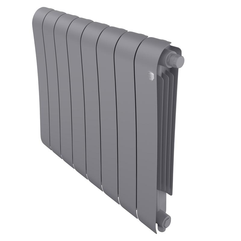 Радиатор Infinity 500 VR80 8 секц. биметал. Silver Satin Royal Thermo НС-1658389