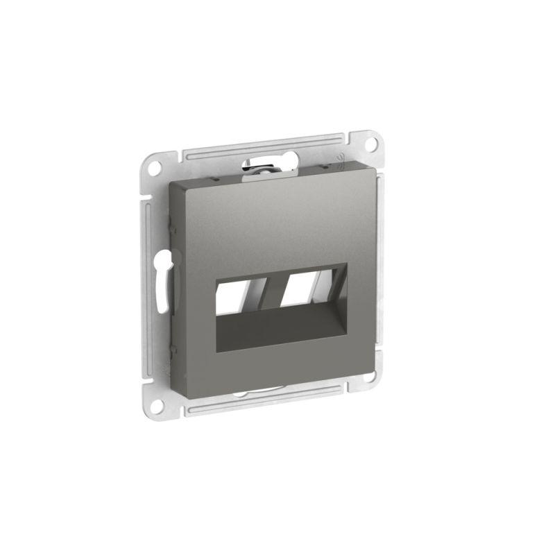 Накладка двойная AtlasDesign для информационных функций типа Keystone сталь SE ATN000990